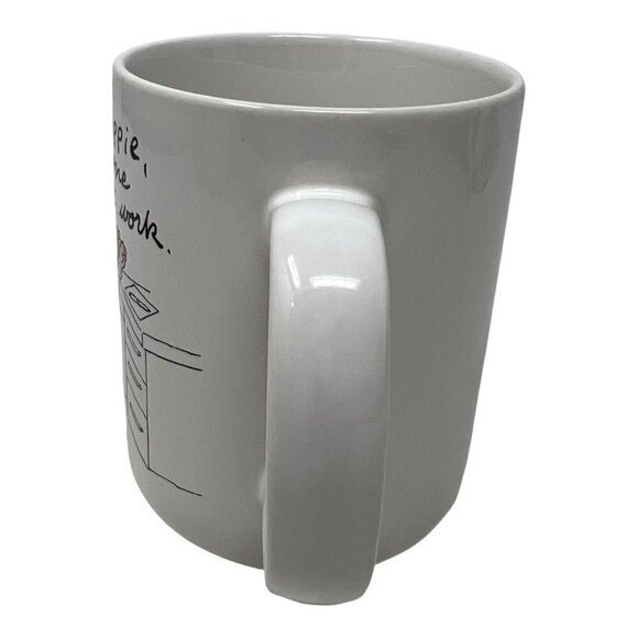 Shoebox Greetings Coffee Mug Im not a Yuppie I Just Play One at Work Tea Cup - Picture 2 of 6